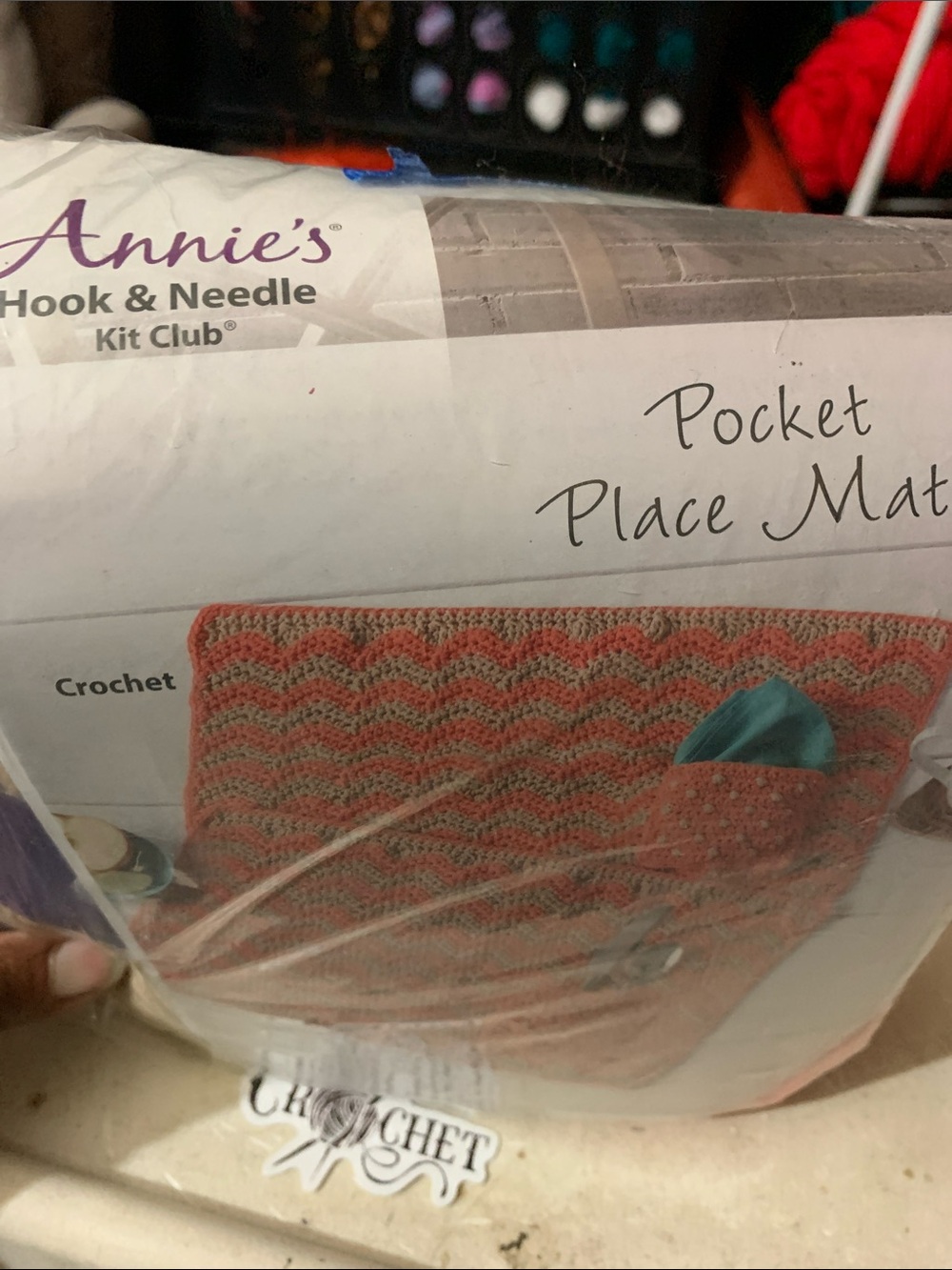 New Annie Coral Cream Crochet Kit